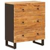 vidaXL Uzglabā&scaron;anas bufets 60 x 33 x 75 cm Cieta mango koksne Brūna