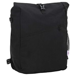 vidaXL Velosipēda soma Melna 33 x 16 x 60 cm Poliesters