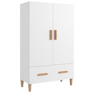 vidaXL augstais skapītis, balts, 70x31x115 cm, inženierijas koks