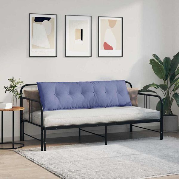 vidaXL Atpakaļ spilvens Džinsu zils 160 x 19 x 50 cm audums