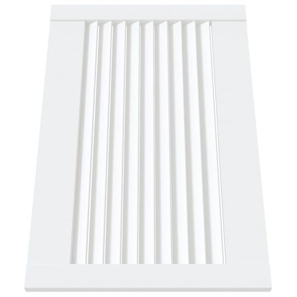 vidaXL skapja durvis, žalūziju dizains, 4 gab., 39,5x59,4 cm, priede