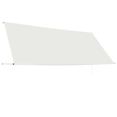 vidaXL markīze, 350x150 cm, sarullējama, krēmkrāsas