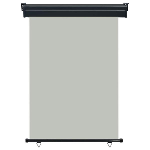 vidaXL balkona sānu markīze, pelēka, 125x250 cm