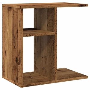 vidaXL Sānu galds Old Wood 50x30x50 cm Engineered Wood