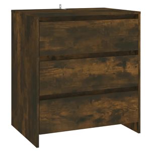 vidaXL kumode, ozolkoka krāsa, 70x41x75 cm, inženierijas koks