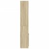 vidaXL augstais skapītis, ozola krāsa, 63x33x180 cm, konstruēts koks