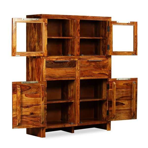 vidaXL skapītis, 100x35x140 cm, masīvs rožkoks