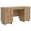 vidaXL Galds Artisan Ozols Inženierijas koks 142,5 x 50 x 75 cm