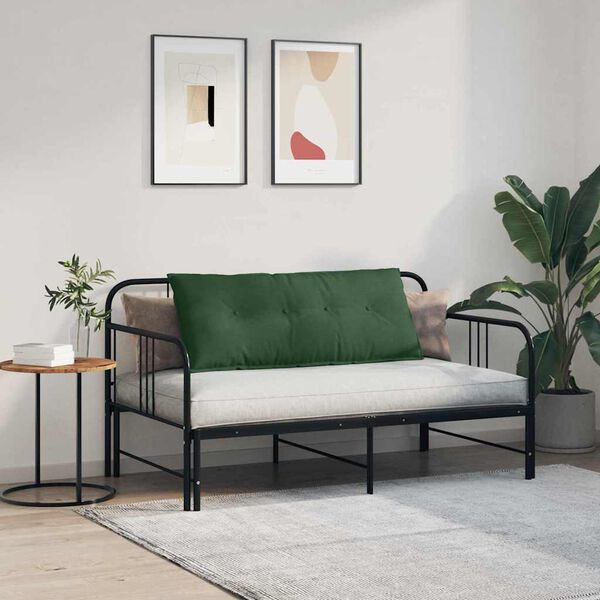 vidaXL Atpakaļ spilvens Džungļu zaļa 120 x 50 cm Korduroja audums