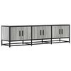 vidaXL TV skapītis pelēcīga ozola 150x35x41cm inženierijas koks metāls