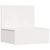 vidaXL Naktsgaldiņš Balts 42 x 32,5 x 40 cm Priedes masīvkoks
