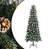 vidaXL Mākslīgā Ziemassvētku eglīte Zaļa 240 cm