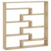 vidaXL Sienas plaukts Sonomas ozols 103 x 17 x 102 cm