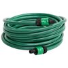 vidaXL baseina &scaron;ļūtene, zaļa, 30 m, PVC