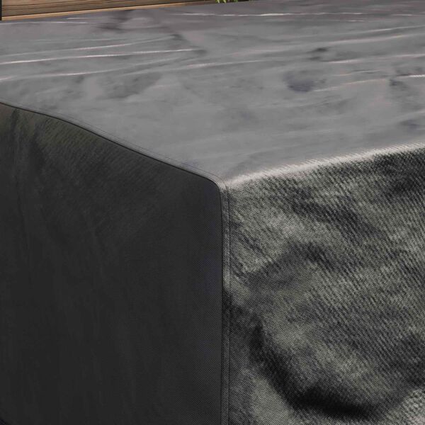 vidaXL Mēbeļu pārklājs Vienkrāsains Melna 200 x 190 x 85 cm 600D