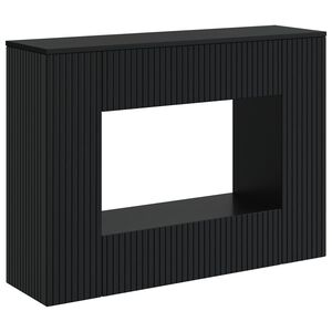 vidaXL Konsoles galds Melns 101 x 29 x 74 cm Inženierijas koks