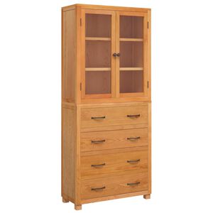 vidaXL Uzglabā&scaron;anas mēbeļu komplekts 2 gab. Dabiska 80 x 35 x 185 cm