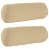 vidaXL Spilvenu pārvalks 2 pcs HEERLEN Bē&scaron;a &Oslash; 15 x 40 cm Poliesters
