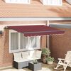 vidaXL Izvelkams jumtiņ&scaron; Burgundija 350 x 200 x 165 cm audums