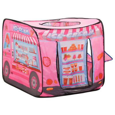 vidaXL rotaļu telts, rozā, 70x112x70 cm