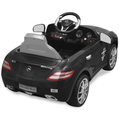 Elektriskā mašīna bērniem Mercedes Benz SLS AMG 6 V, melna ar pulti