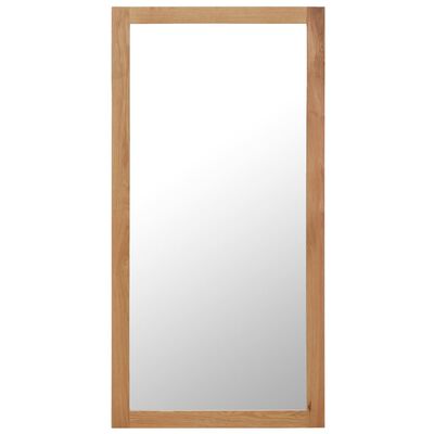 vidaXL spogulis, 60x120 cm, ozola masīvkoks