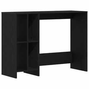 vidaXL Galds Melns ozolkoks Inženierijas koks 102,5 x 35 x 75 cm