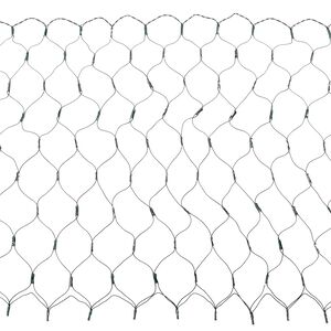 vidaXL Led tīkls Tum&scaron;i zaļ&scaron;