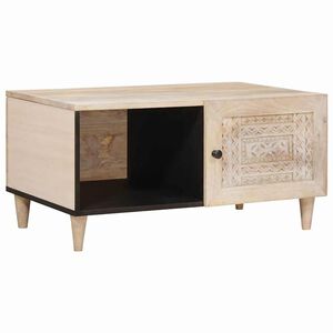 vidaXL Kafijas galdiņ&scaron; Balts 100 x 54 x 40 cm Inženierijas koks