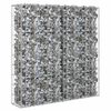 vidaXL gabions ar vāku, cinkots tērauds, 80x20x100 cm