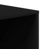 vidaXL apavu uzglabā&scaron;anas sols, melns, 105x35x35 cm, inženierijas koks