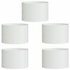 vidaXL Stādītāja gredzens 5 pcs Balts 30 x 30 x 20 cm