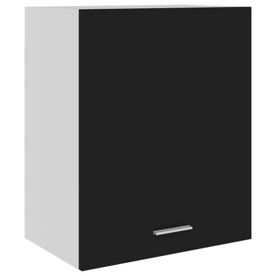 vidaXL piekarams skapītis, melns, 50x31x60 cm, skaidu plāksne