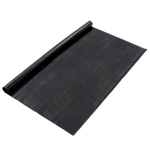 vidaXL Grīdas paklājs Melns 1,2 x 5 m Gumija