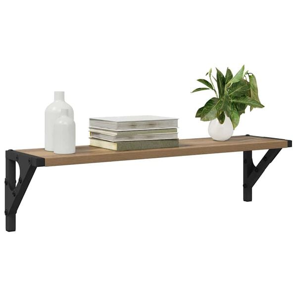 vidaXL Sienas plaukti 2 pcs Artisānā ozols 60 x 15 x 15,5 cm