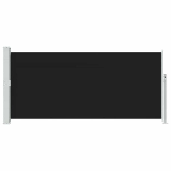 vidaXL izvelkama sānu markīze, 140x300 cm, melna