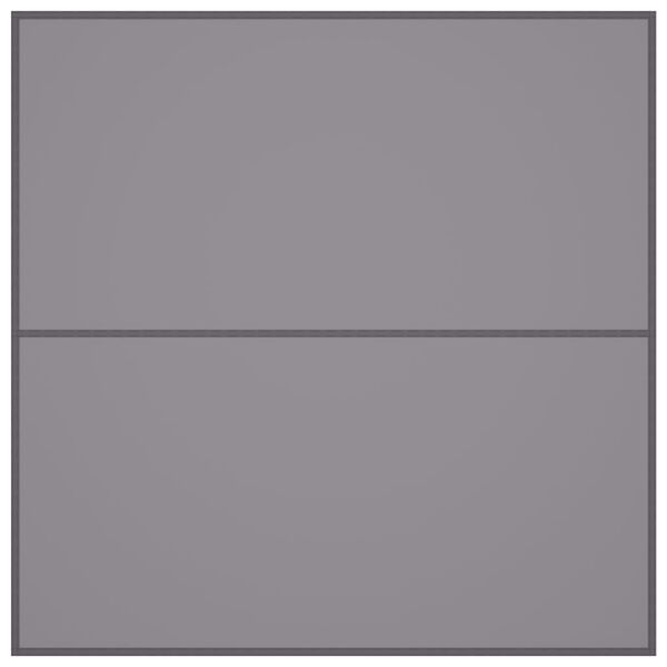 vidaXL āra brezenta telts, 4x4 m, pelēka