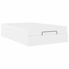 vidaXL Gultas rāmis ar matraci Cits 2 gab. Balts PVC