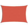 vidaXL saulessargs, 160 g/m&sup2;, sarkanbrūns, 5x7 m, HDPE