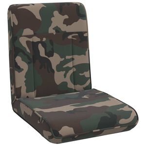 vidaXL Grīdas krēsls Armijas zaļa 50 x 73 x 60 cm audums