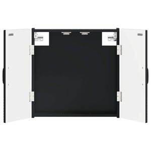 vidaXL Dartboard skapis HAARLEM Melns 52,5 x 10,5 x 53,5 cm