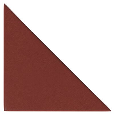 vidaXL sienas paneļi, 12 gab., sarkani, 30x30 cm, mākslīgā āda, 0,54m²