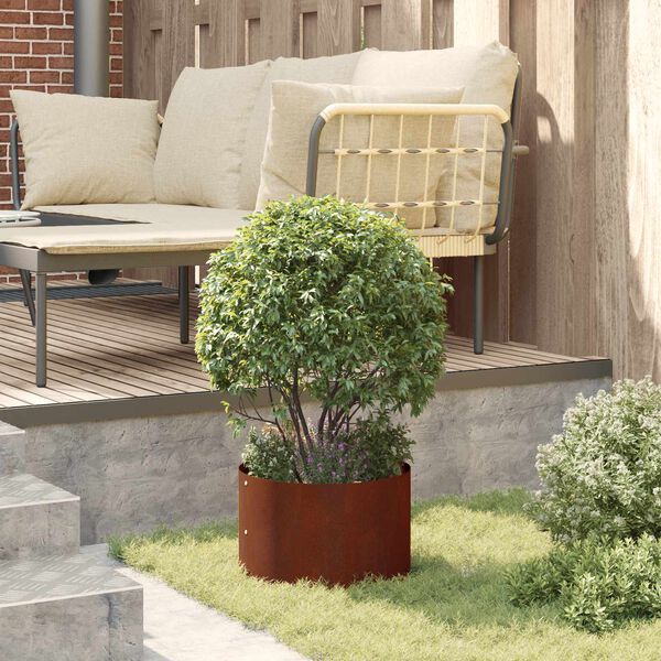 vidaXL Stādītāja gredzens 5 pcs Brūna 30 x 30 x 20 cm