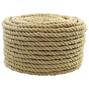 vidaXL Laivu virvju 16 mm 50 m Dabiska