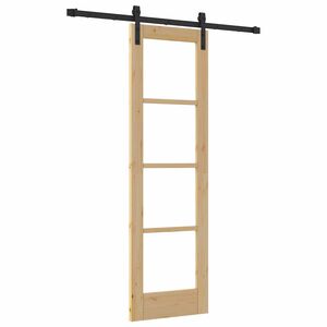 vidaXL Slīdo&scaron;ās durvis ORKDAL Dabiska 61 x 198,5 cm
