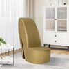 vidaXL krēsls, augstpapēžu kurpes dizains, zelta mākslīgā āda