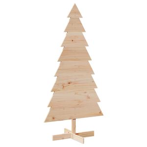 vidaXL koka Ziemassvētku eglīte dekorē&scaron;anai, 150 cm, priedes masīvkoks