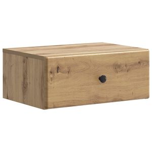 vidaXL Sienā stiprināms nakts skapis Artisan Ozols 49 x 34,5 x 20 cm
