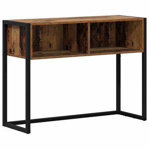 vidaXL Papildu galdiņ&scaron; Vecs koks 100 x 36 x 75 cm Inženierijas koks