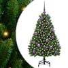 vidaXL Mākslīgā Ziemassvētku eglīte 120 cm 150 LED Silti balts Zaļa
